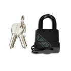 Vorhangschloss kunststoffummantelt