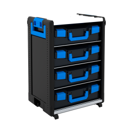 WorkMo 24-750 mit 4 Boxenböden und 4 L-BOXXen 136 leer