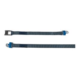 Zurrgurte mit Klemmschloss ZGKP 1200mm und 2 eingenähten ProSafe Haken 
Länge: 100mm + 1100mm = 1200mm 