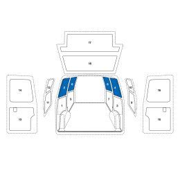 Sowaflex Wand links Wand rechts
Fiat Doblo Cargo Mod.10
Radstand 2755mm ohne Schiebetüren