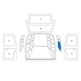Sowaflex Schiebetür rechts unten
Peugeot Expert Mod.17 
Radstand 2925mm